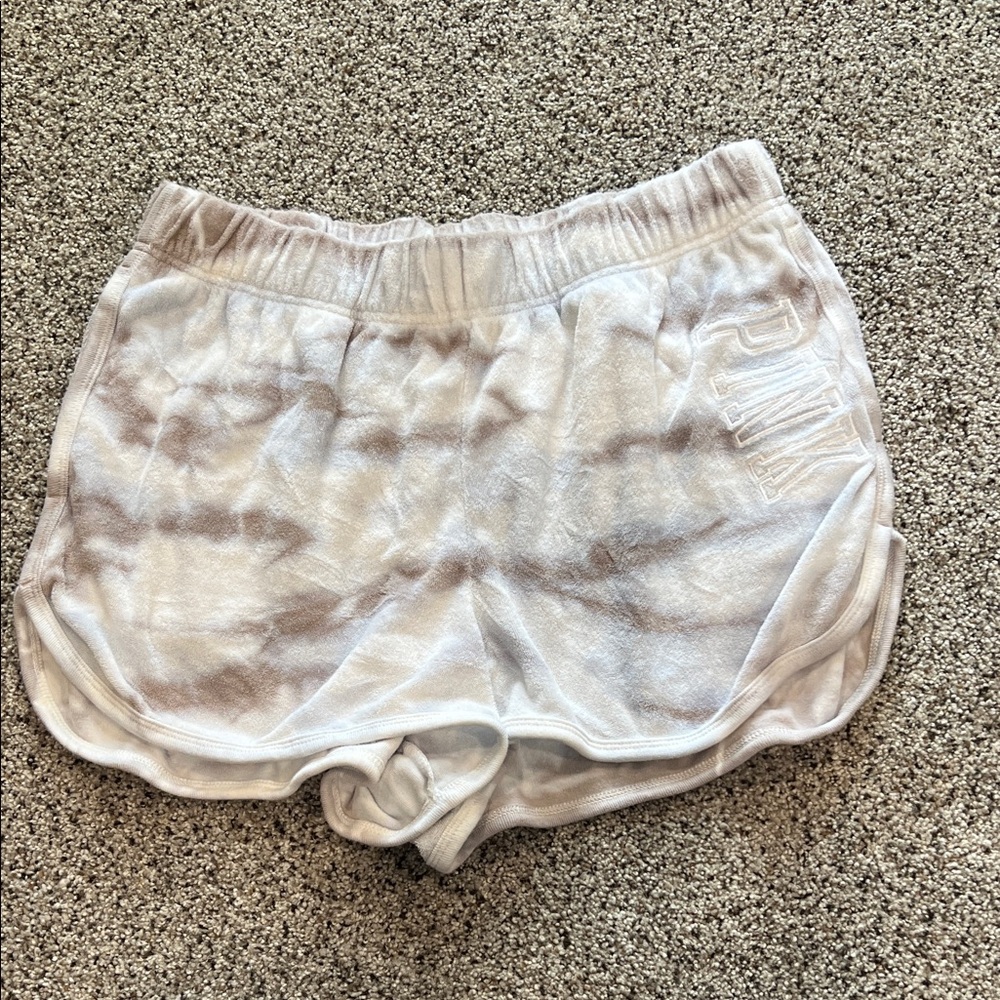 PINK Victoria's Secret Light Gray Athletic Shorts Women’s L